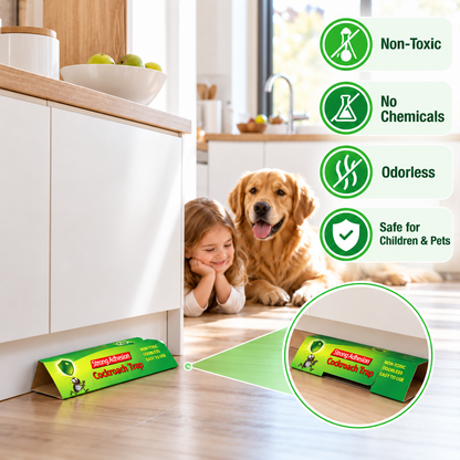 Cockroach trap non-toxic odorless family and pet friendly use