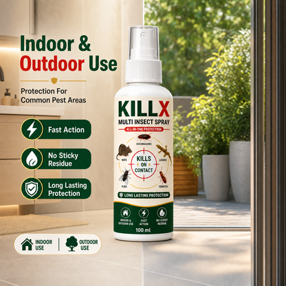 KILLX 100 ml spray for indoor and outdoor use